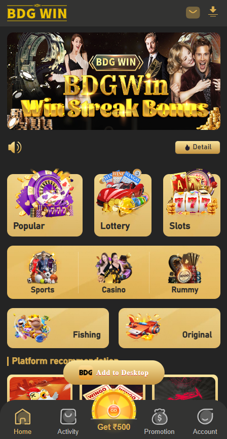BDG WIN Login - BDG Game Login Register and Download BDG App